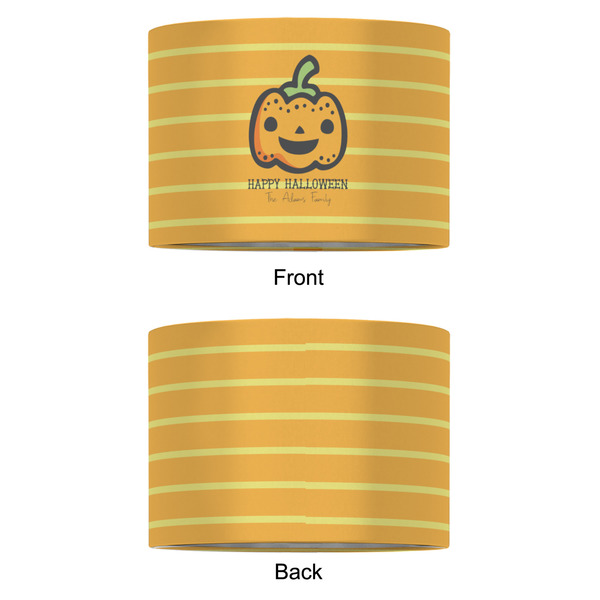 Halloween Pumpkin 12" Drum Lampshade - APPROVAL (Fabric)