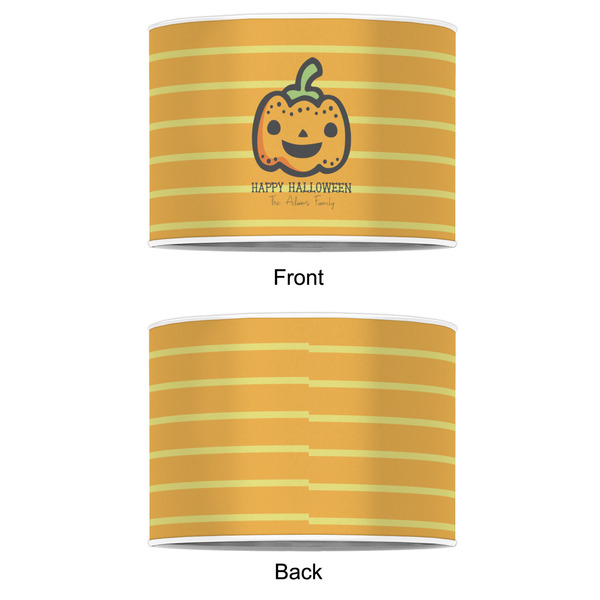 Halloween Pumpkin 12" Drum Lampshade - APPROVAL (Poly Film)
