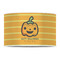 Halloween Pumpkin 12" Drum Lampshade - FRONT (Poly Film)