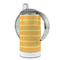 Halloween Pumpkin 12 oz Stainless Steel Sippy Cups - FULL (back angle)