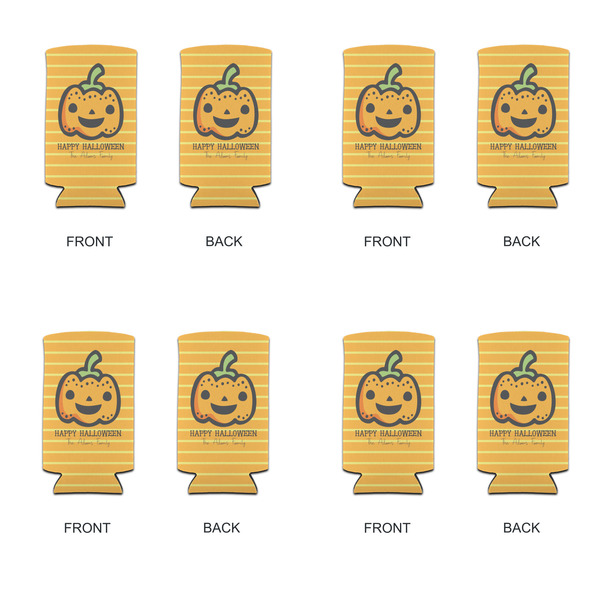 Halloween Pumpkin 12oz Tall Can Sleeve - Set of 4 - APPROVAL