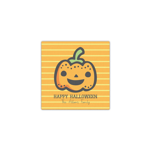 Halloween Pumpkin 12x12 - Canvas Print - Front View
