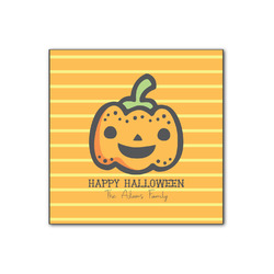 Halloween Pumpkin Wood Print - 12x12 (Personalized)