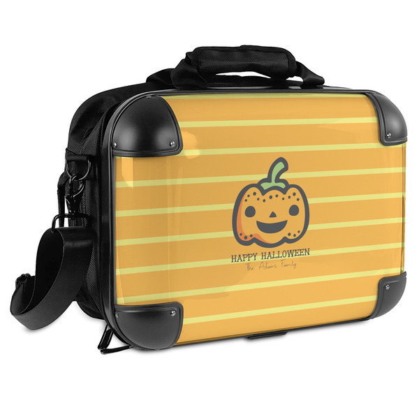 Custom Halloween Pumpkin Hard Shell Briefcase (Personalized)