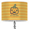 Halloween Pumpkin 16" Drum Lampshade - ON STAND (Poly Film)