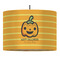 Halloween Pumpkin 16" Drum Lampshade - PENDANT (Fabric)