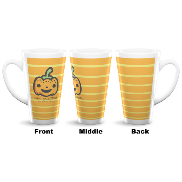 Halloween Pumpkin 16 Oz Latte Mug - Approval