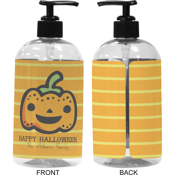 Halloween Pumpkin 16 oz Plastic Liquid Dispenser (Approval)