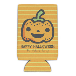Halloween Pumpkin Can Cooler (16 oz) (Personalized)