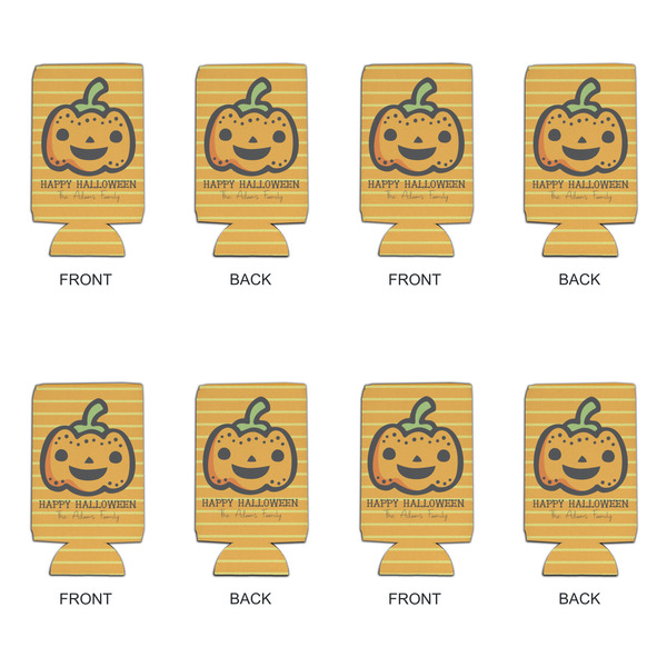 Halloween Pumpkin 16oz Can Sleeve - Set of 4 - APPROVAL