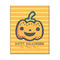 Halloween Pumpkin Wood Print - 16x20 (Personalized)