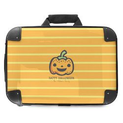 Halloween Pumpkin Hard Shell Briefcase - 18" (Personalized)