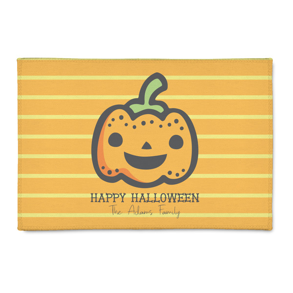 Custom Halloween Pumpkin Patio Rug (Personalized)