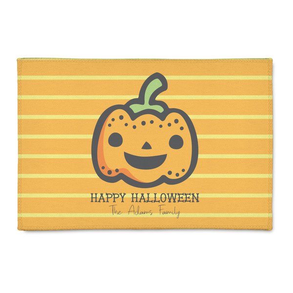 Custom Halloween Pumpkin 2' x 3' Patio Rug (Personalized)