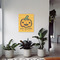 Halloween Pumpkin 20x24 - Canvas Print - In Context