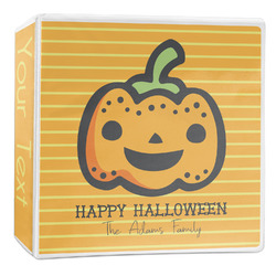 Halloween Pumpkin 3-Ring Binder - 2 inch (Personalized)
