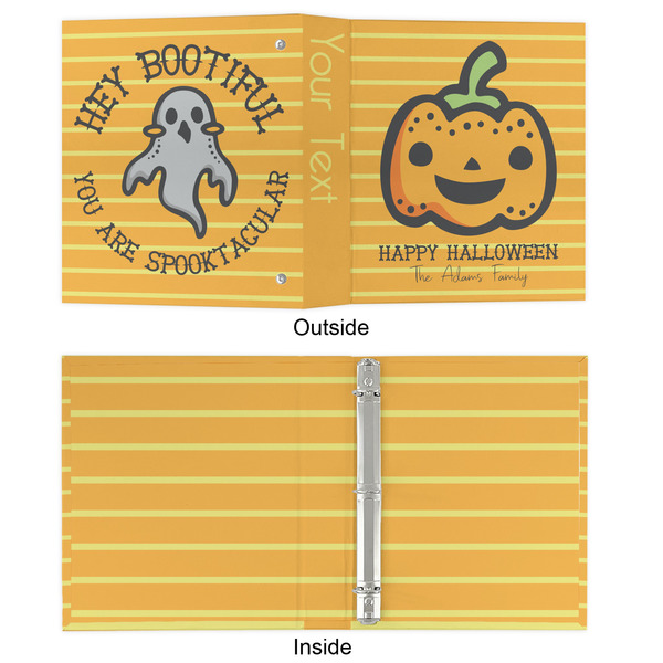 Halloween Pumpkin 3 Ring Binders - Full Wrap - 1" - APPROVAL