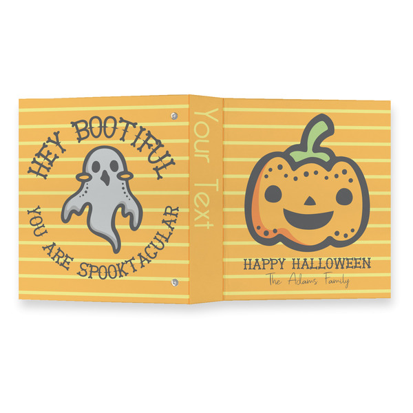 Halloween Pumpkin 3 Ring Binders - Full Wrap - 1" - OPEN OUTSIDE