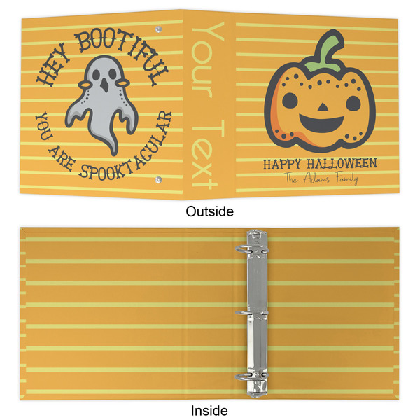 Halloween Pumpkin 3 Ring Binders - Full Wrap - 2" - APPROVAL