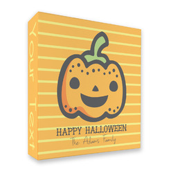 Halloween Pumpkin 3 Ring Binder - Full Wrap - 2" (Personalized)