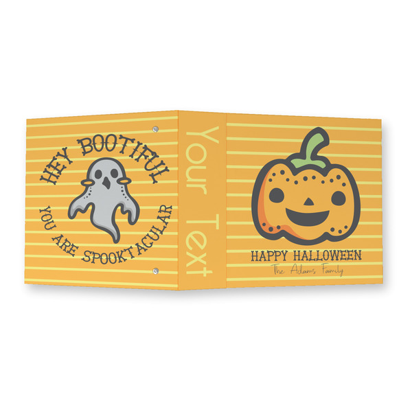 Halloween Pumpkin 3 Ring Binders - Full Wrap - 2" - OPEN OUTSIDE