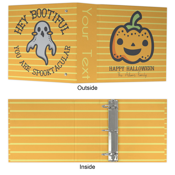 Halloween Pumpkin 3 Ring Binders - Full Wrap - 3" - APPROVAL