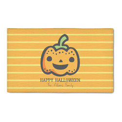 Halloween Pumpkin 3' x 5' Patio Rug (Personalized)