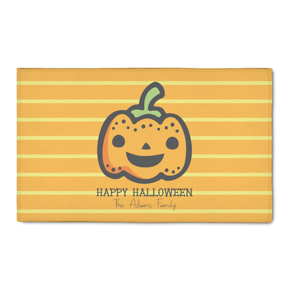 Custom Halloween Pumpkin 3' x 5' Patio Rug (Personalized)