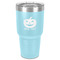 Halloween Pumpkin 30 oz Stainless Steel Tumbler - Teal - Single-Sided (Personalized)