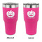 Halloween Pumpkin 30 oz Stainless Steel Tumbler - Pink - Double Sided (Personalized)