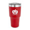 Halloween Pumpkin 30 oz Stainless Steel Tumbler - Red - Single Sided (Personalized)