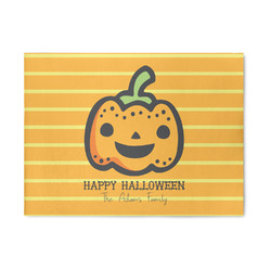 Halloween Pumpkin 5' x 7' Patio Rug (Personalized)