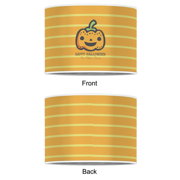 Halloween Pumpkin 8" Drum Lampshade - APPROVAL (Poly Film)