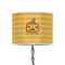 Halloween Pumpkin 8" Drum Lampshade - ON STAND (Poly Film)