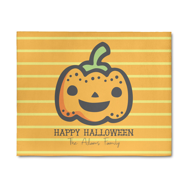 Custom Halloween Pumpkin 8' x 10' Patio Rug (Personalized)
