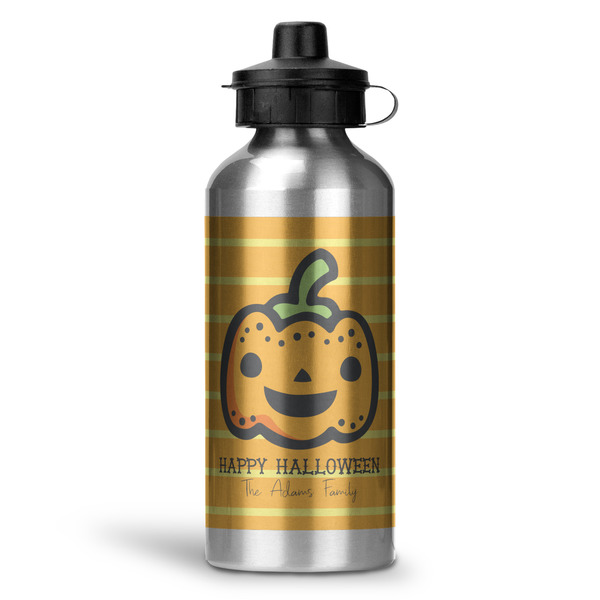 Custom Halloween Pumpkin Water Bottle - Aluminum - 20 oz (Personalized)