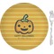 Halloween Pumpkin Glass Appetizer / Dessert Plate 8" (Personalized)
