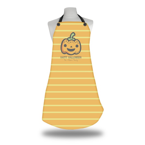 Halloween Pumpkin Apron on Mannequin