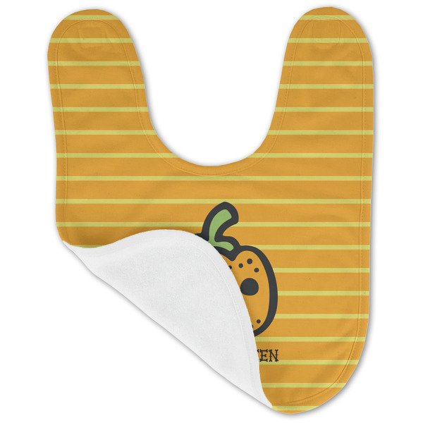 Halloween Pumpkin Baby Bib - AFT folded