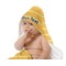 Halloween Pumpkin Baby Hooded Towel on Child