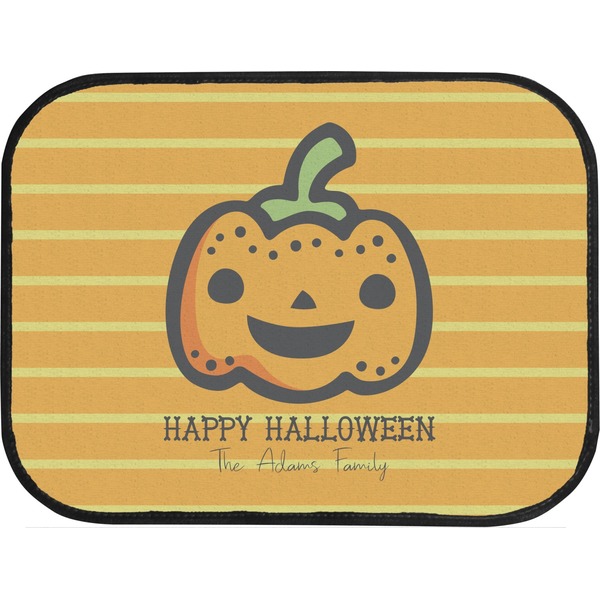 Halloween Pumpkin Back Seat Car Mat