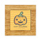 Halloween Pumpkin Bamboo Trivet with 6" Tile - FRONT