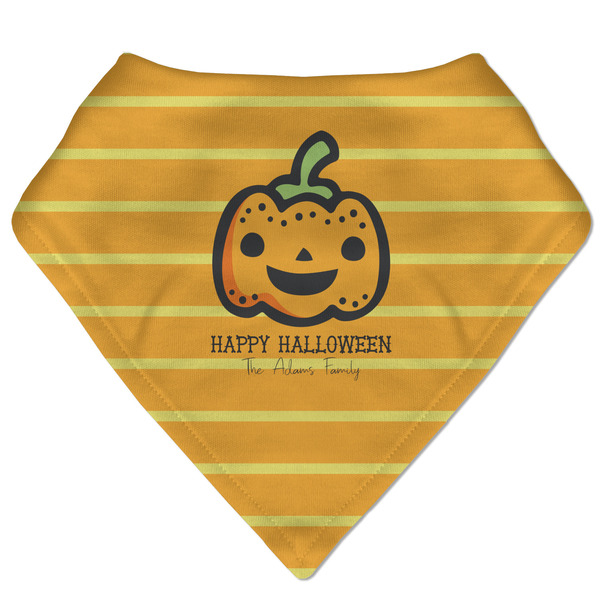 Custom Halloween Pumpkin Bandana Bib (Personalized)
