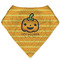 Halloween Pumpkin Bandana Folded Flat