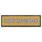 Halloween Pumpkin Bar Mat (Personalized)