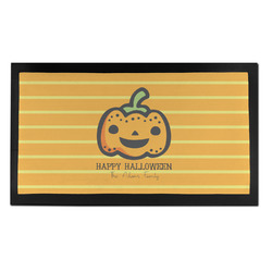 Halloween Pumpkin Bar Mat - Small (Personalized)
