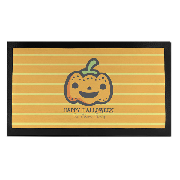 Halloween Pumpkin Bar Mat - Small - FRONT