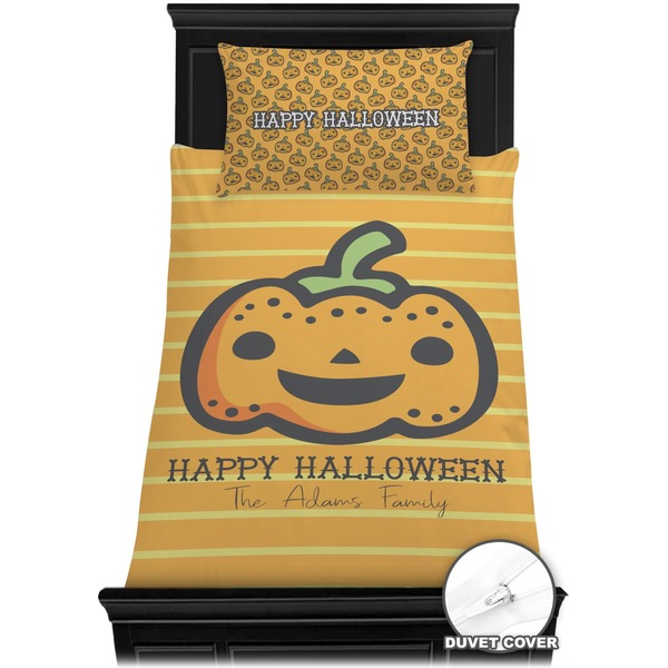 Halloween Pumpkin Bedding Set (Twin) - Duvet