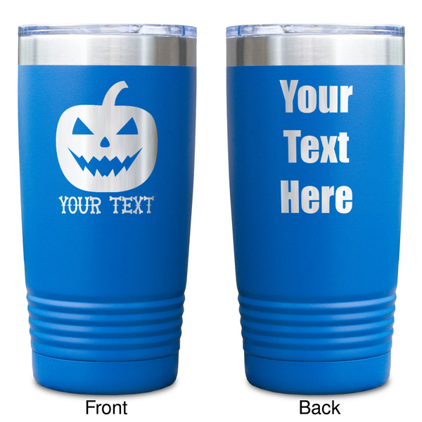 Halloween Pumpkin Blue Polar Camel Tumbler - 20oz - Double Sided - Approval