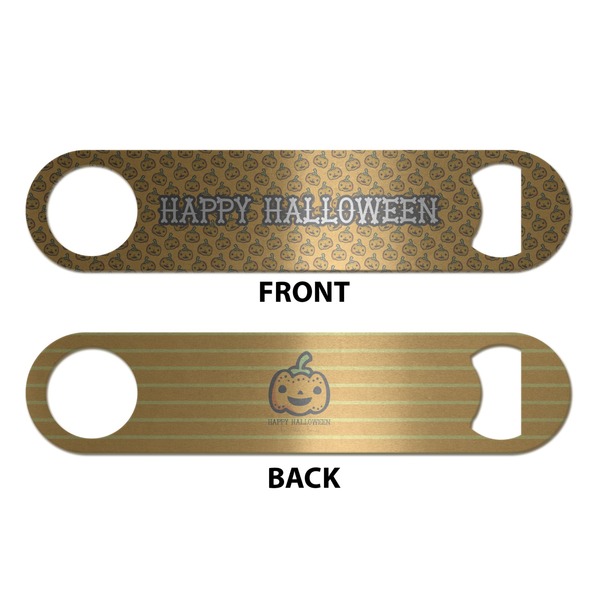 Halloween Pumpkin Bottle Opener - Front & Back